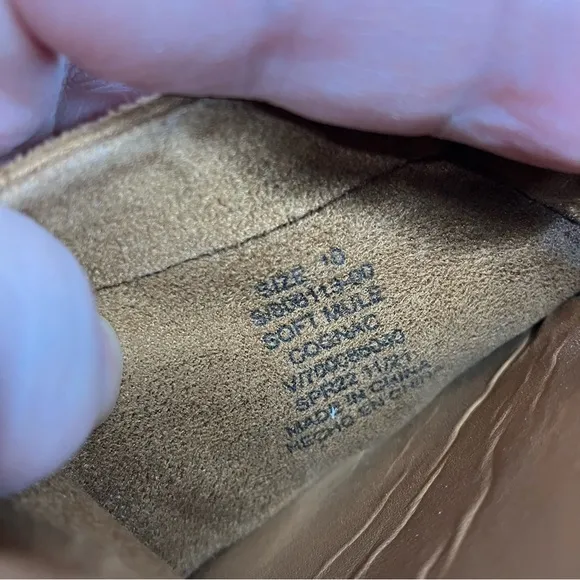 Banana Republic factory soft mules cognac size 10