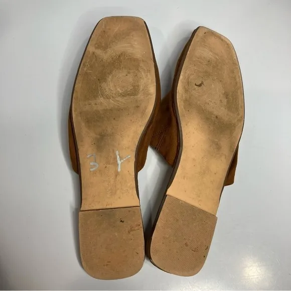 Banana Republic factory soft mules cognac size 10