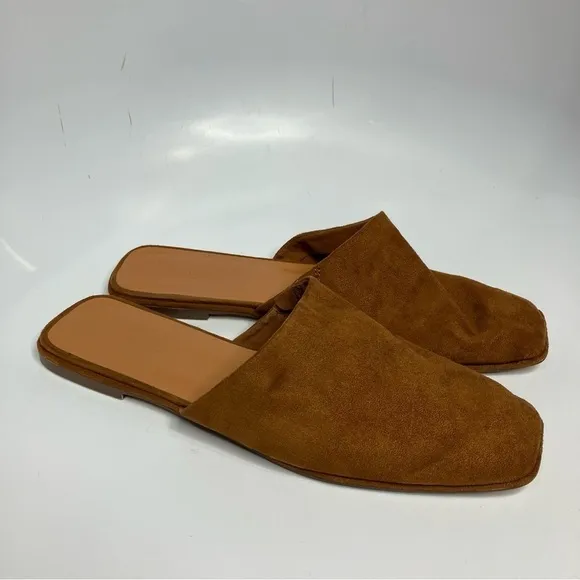 Banana Republic factory soft mules cognac size 10