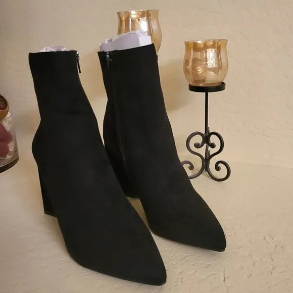 BAR III Asya Flared Booties Size 9 NIB
