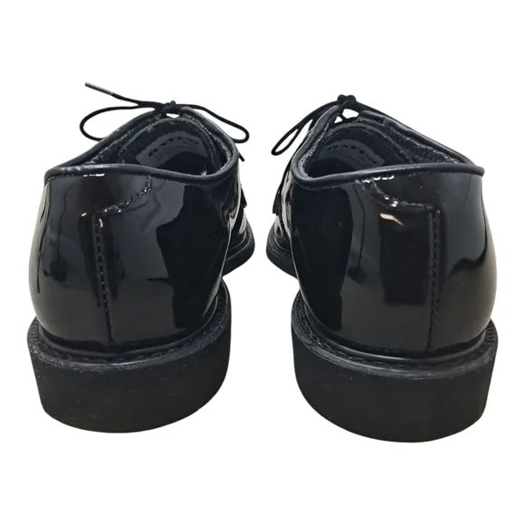Bates Uniform High Gloss Military Oxfords Size 8.5E
