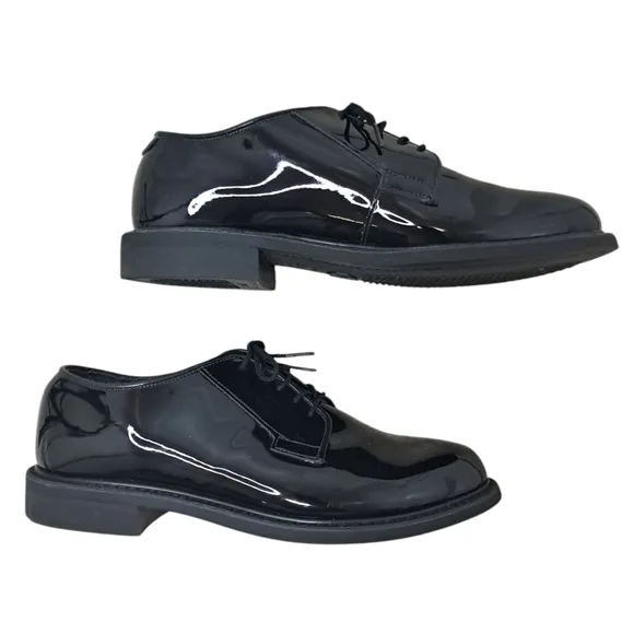 Bates Uniform High Gloss Military Oxfords Size 8.5E