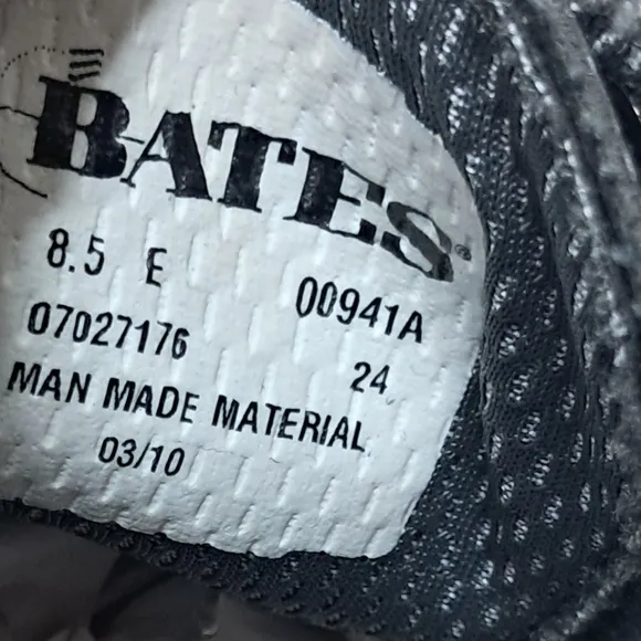 Bates Uniform High Gloss Military Oxfords Size 8.5E