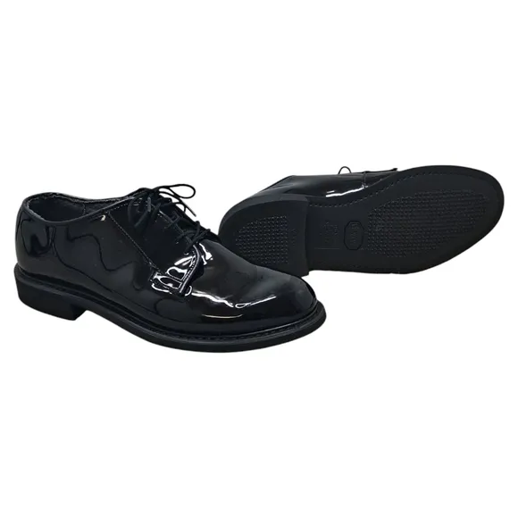 Bates Uniform High Gloss Military Oxfords Size 8.5E
