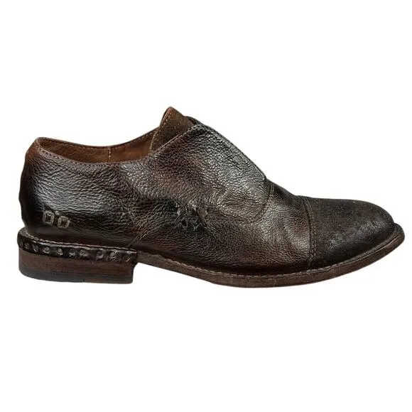 Bed Stu Women's Rose Brown Rustic Slip On Oxfords Size US 9.5