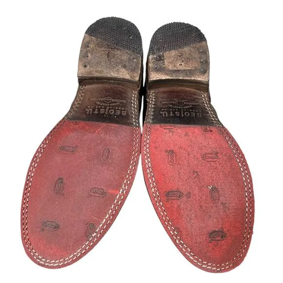 Bed Stu Women's Rose Brown Rustic Slip On Oxfords Size US 9.5