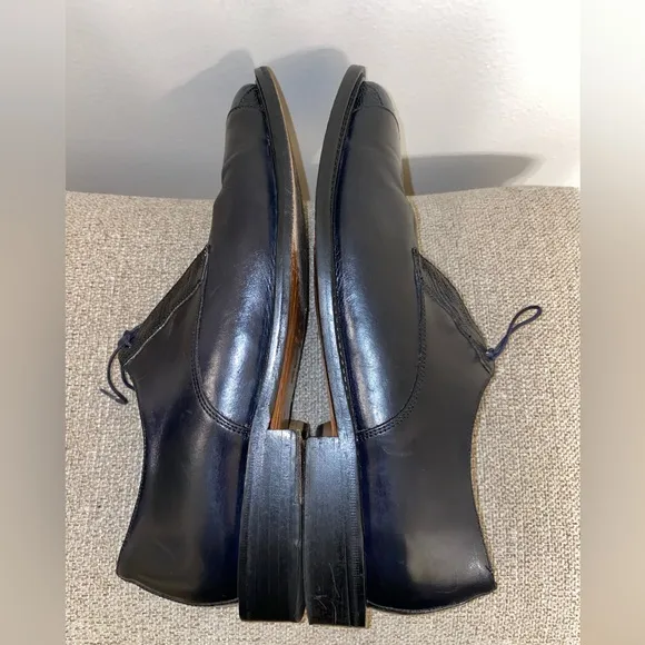 Belvedere Florence Men's Oxfords Dress Shoe in Black Leather