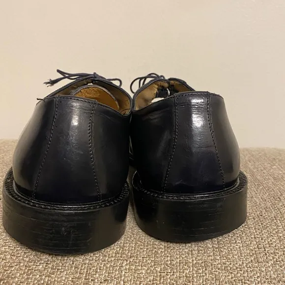 Belvedere Florence Men's Oxfords Dress Shoe in Black Leather