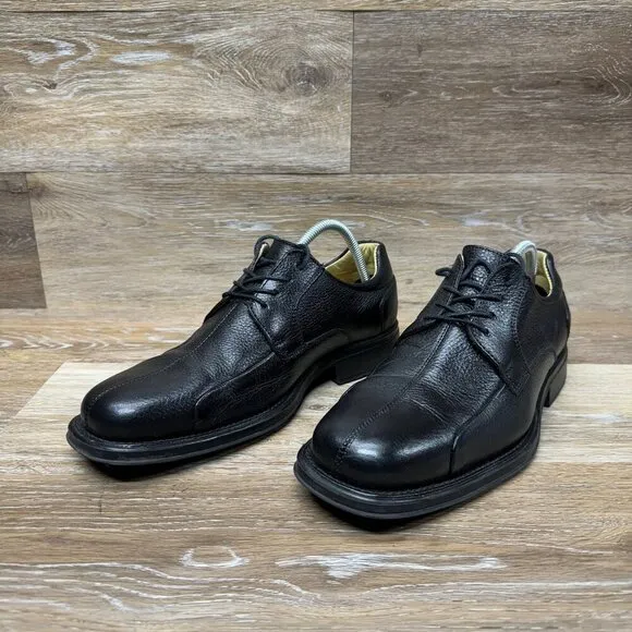 Belvedere Studio Bay Bridge Pebbled Leather Oxfords Men s Size 10D