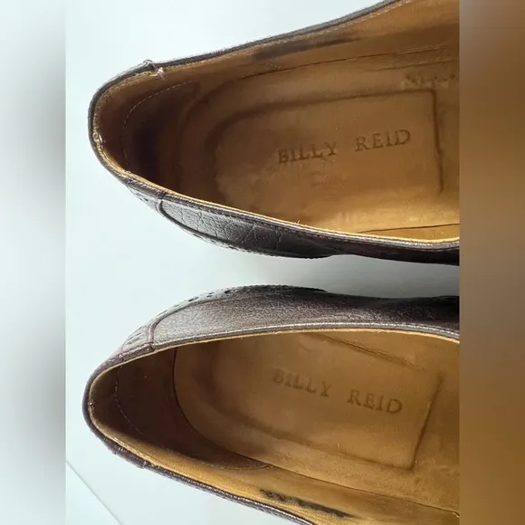 Billy Reid Brown Leather Wingtips Dress Shoes Oxfords Men’s Size 12