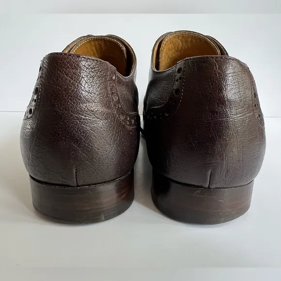 Billy Reid Brown Leather Wingtips Dress Shoes Oxfords Men’s Size 12