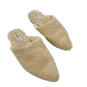 Birdies Sherpa Shearling Pointed Tole Mules