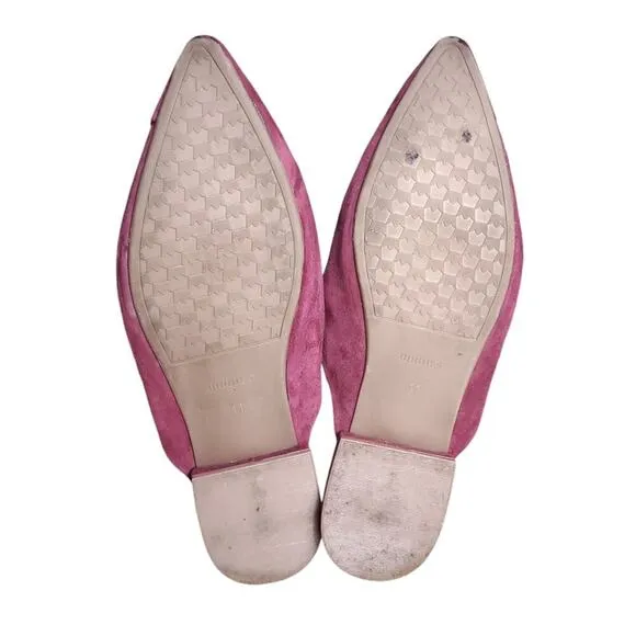 Birdies Suede Swan Mule size 11 in Cranberry