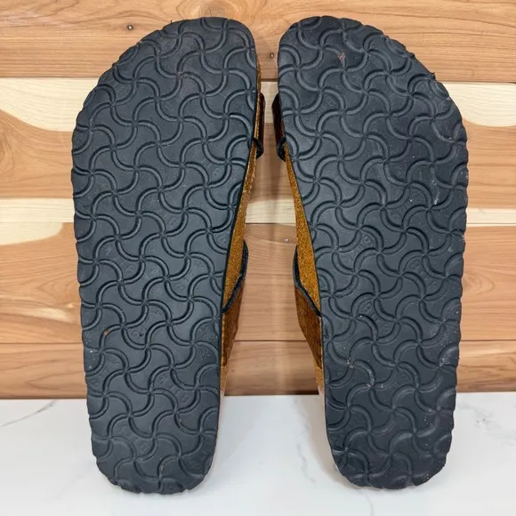 Birkenstock Birki's Metallic Bronze  Snake Sandals Size 40 / US 9, 9.5