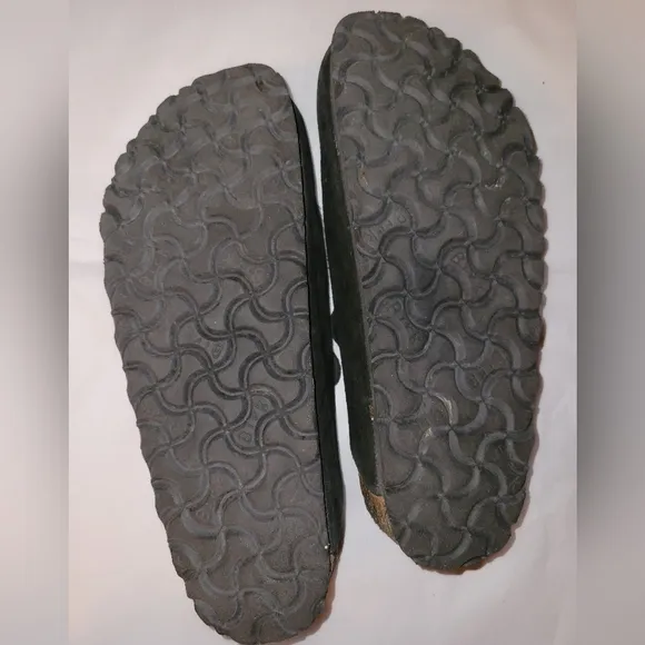 Birkenstock Boston in suede leather black, sz 38