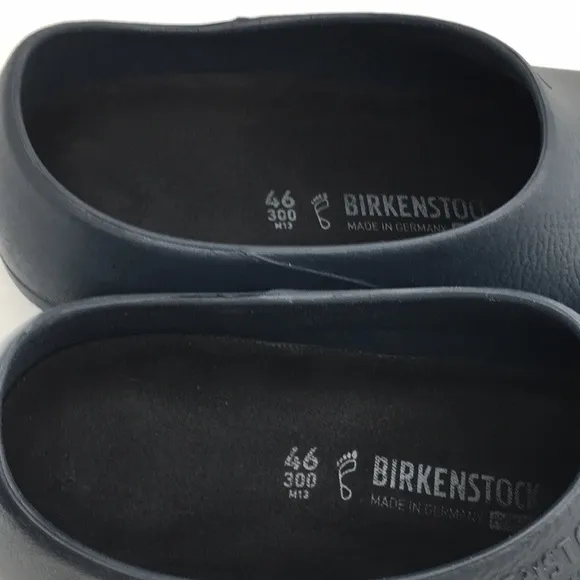 Birkenstock Profi-Birki Professional Men's US 13 EU 46 Regular Navy Clog Shoes