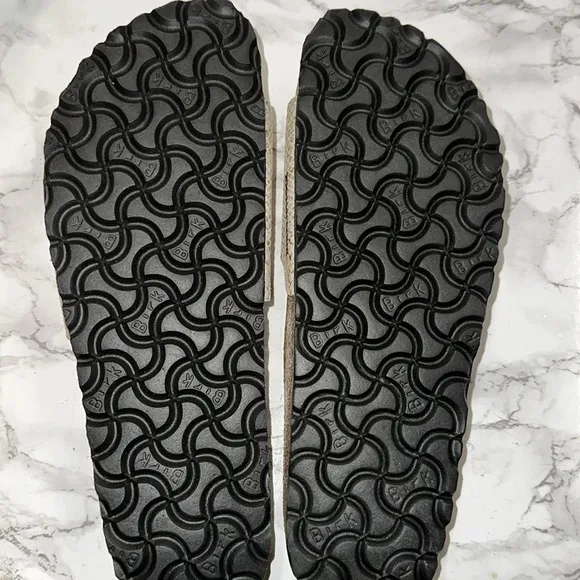 Birkenstock slides size 41/10-10.5 snakeskin print