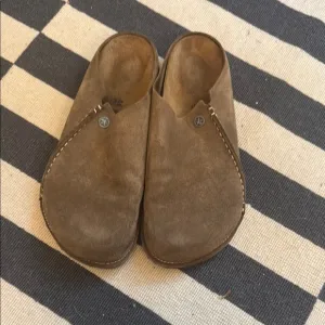 Birkenstock Suede Slip-On Mules
