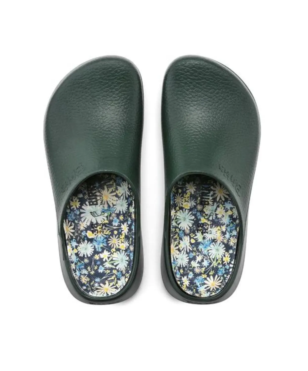 Birkenstock Super Birki PU Garden Green Clogs