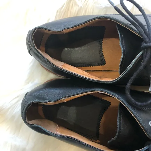 Blake McKay T9 Black Leather Cap Toe Oxfords Men's Size 11