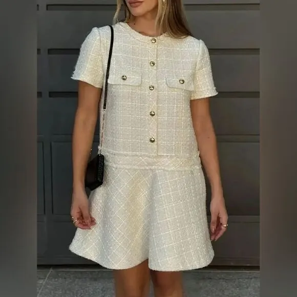 BLoggers fav Zara SHORT STRUCTURED DRESS ZW COLLECTION