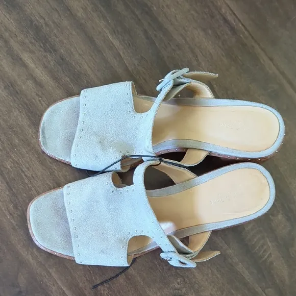 Blue Suede Sandals Rag &amp; Bone For Spring Summer Size 37.5