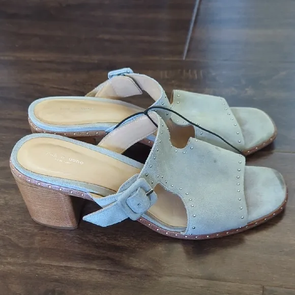Blue Suede Sandals Rag &amp; Bone For Spring Summer Size 37.5