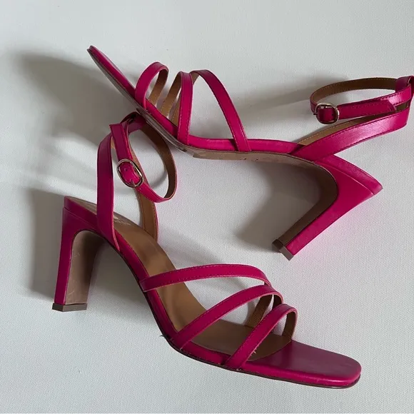 Bobbie’s Davena Strappy Leather Heels