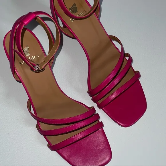 Bobbie’s Davena Strappy Leather Heels