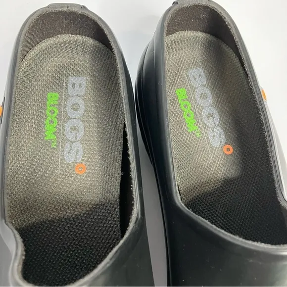 Bogs Patch Clog Solid mules clogs waterproof black size 12