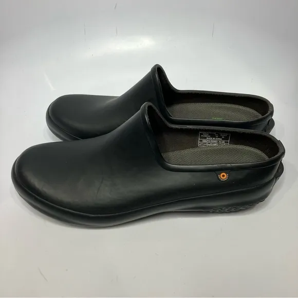 Bogs Patch Clog Solid mules clogs waterproof black size 12