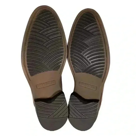 Bostonian Garvan Plain Mens 13 M Oxford Dress Shoes Brown Leather NEW