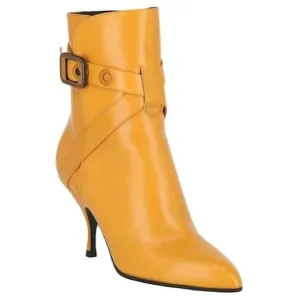 Bottega Veneta Buckled Ankle Bootie Smooth kid MarigoldSize 38