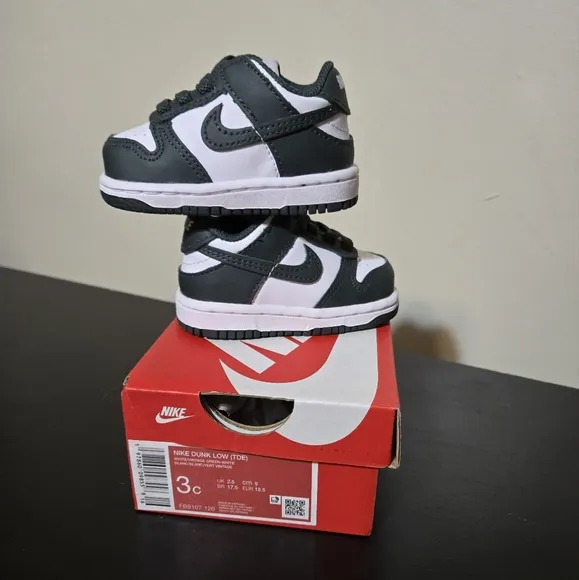 Brand new!! Brand new in the box, Nike Dunk Low athletic shoes size 3c