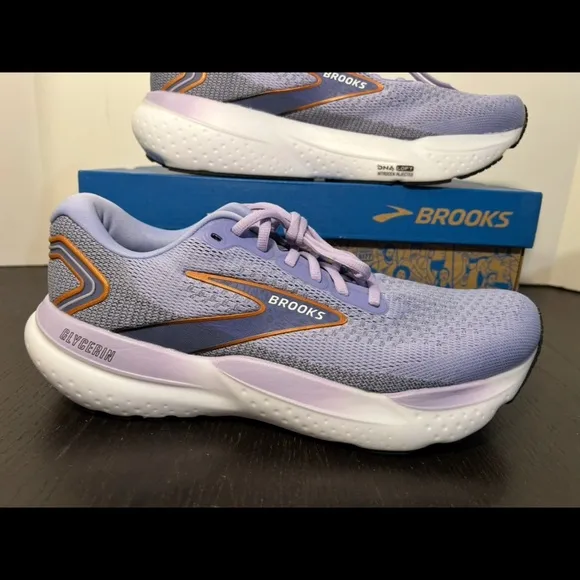 Brooks Glycerin 21 Running Shoes Sneakers Lavender/Black/Copper Womans Size 11