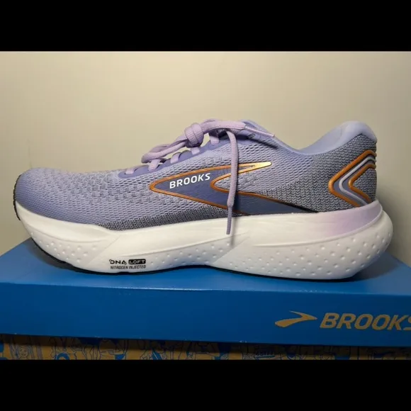 Brooks Glycerin 21 Running Shoes Sneakers Lavender/Black/Copper Womans Size 11