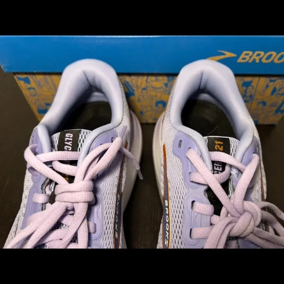 Brooks Glycerin 21 Running Shoes Sneakers Lavender/Black/Copper Womans Size 11