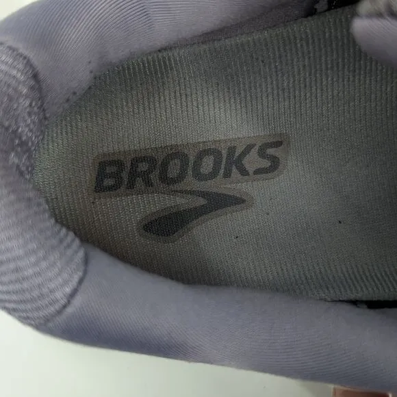 Brooks Women's Ghost 12 Grey Silver Lilac Running Shoes Cushion Neutral 9.5 B