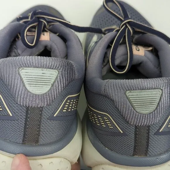 Brooks Women's Ghost 12 Grey Silver Lilac Running Shoes Cushion Neutral 9.5 B