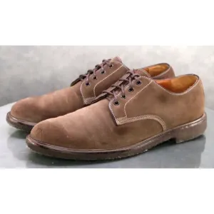 Bruno Magli Guy $225 Men's Plain Toe Oxfords Dress Shoes Size 12 M Made In Italy