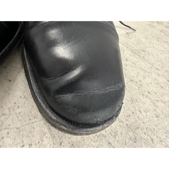 Bruno Magli Mens Leather Oxford Dress Shoes Lace Up Formal Black Size 40 US 10