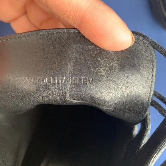 Burberry Prorsum Oxford Wedge black Lace Up heels US10 EU40