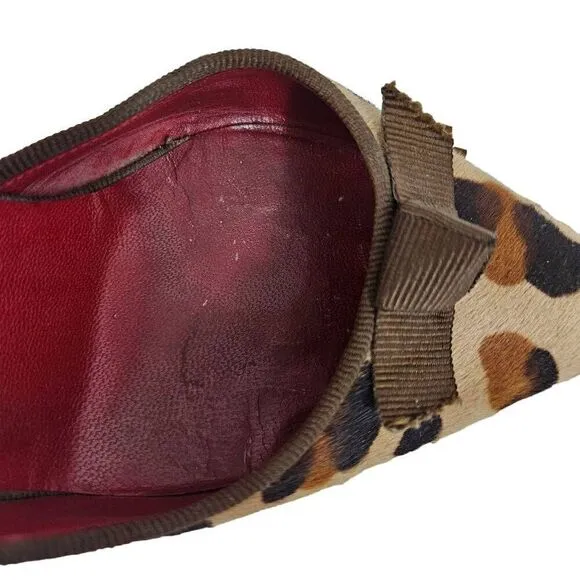 Celine pointed toes Leopard print