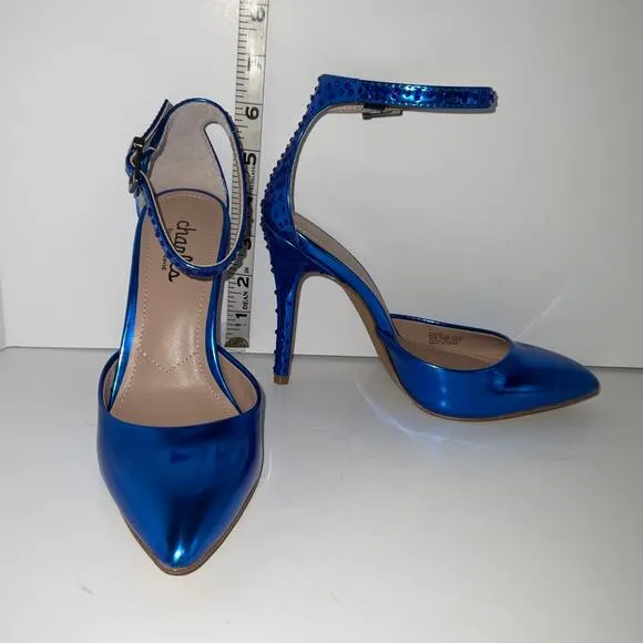 Charles David Women's Poison Ankle Strap Heels Size 5 1/2