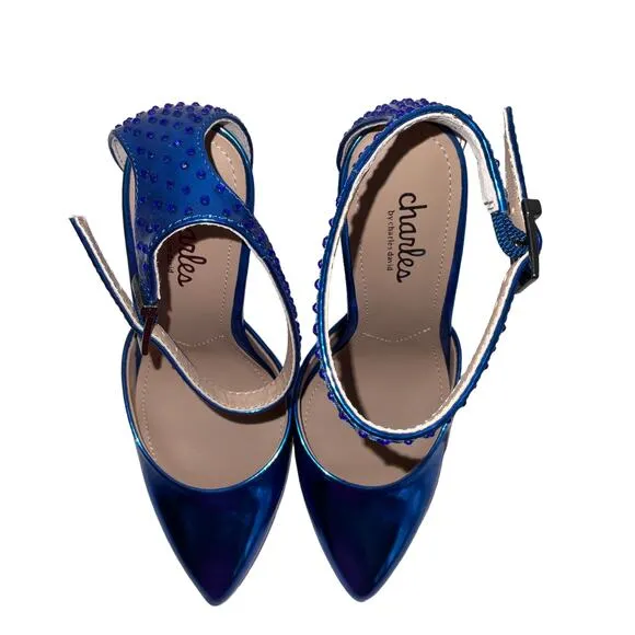 Charles David Women's Poison Ankle Strap Heels Size 5 1/2