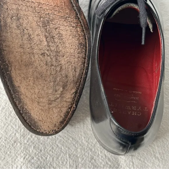 Charles Tyrwhitt Black Oxford Dress Shoes