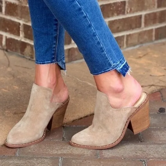 CHINESE LAUNDRY Suede Mules