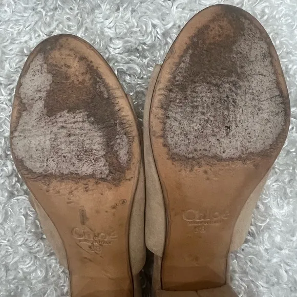 Chloe Suede Mules