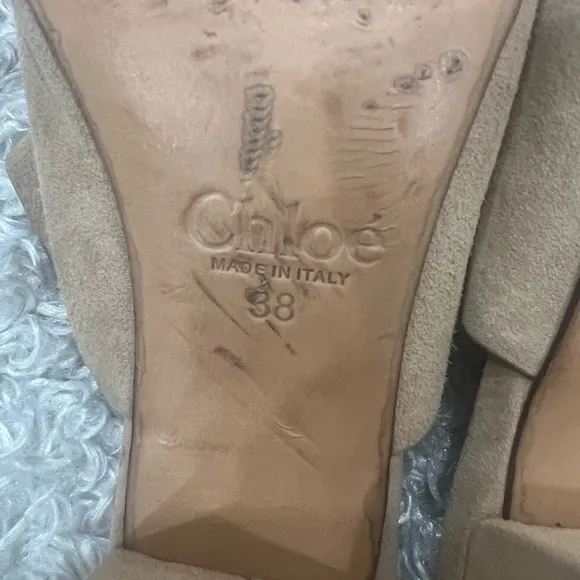 Chloe Suede Mules