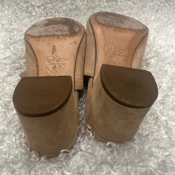 Chloe Suede Mules